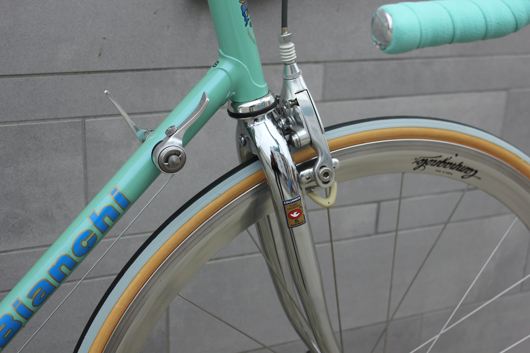 Poster Bianchi Reparto Corsa A4 - Pub Campagnolo C Record Delta